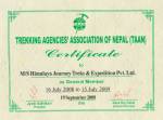 TAAN Membership Certificate  &raquo; Click to zoom ->
