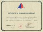 NMA Membership Certificate  &raquo; Click to zoom ->