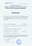 Company Registered Documents (English Version)  &raquo; Click to zoom ->