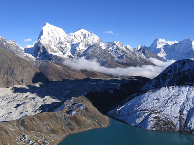 EBC  cho la pass Gokyo trekking  » Click to zoom ->