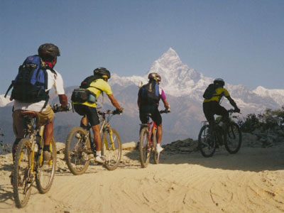 Mountain biking tour in Nepal  » Click to zoom ->